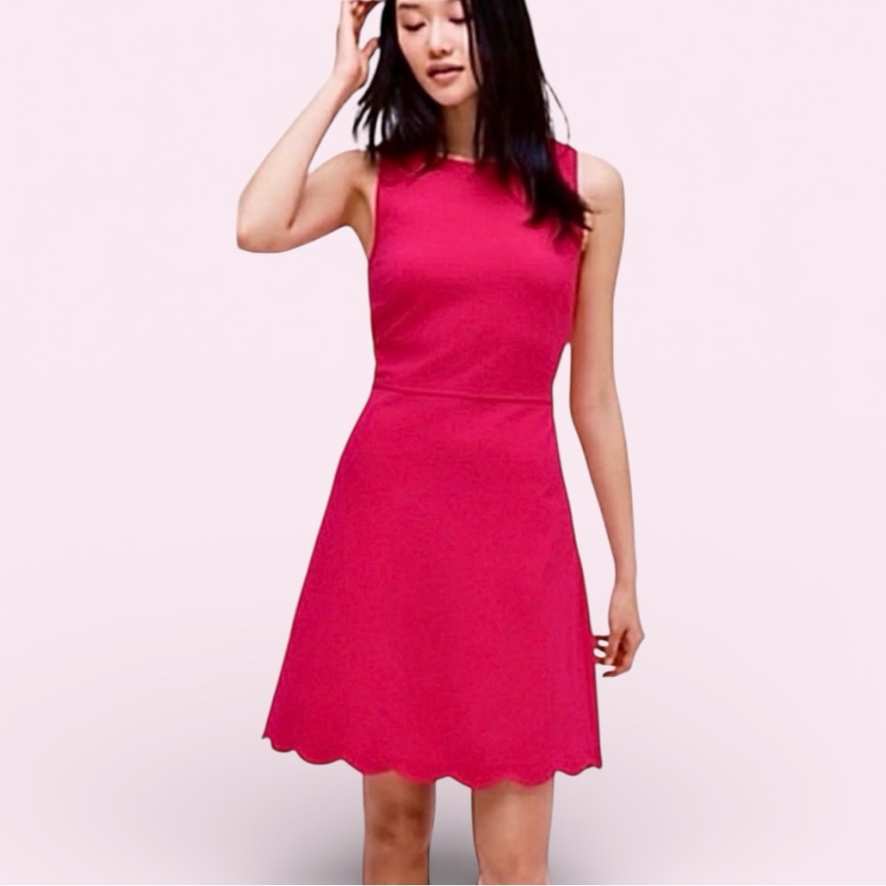 Kate Spade Scallop Back Pointe Dress- M
